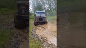 Переделка Газ66 по грязи