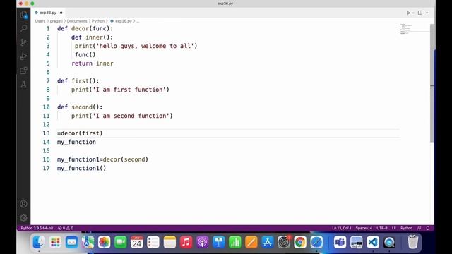 Decorators in Python | Python Tutorials For Beginners In Hindi #52