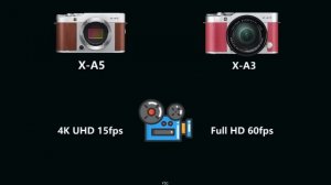 FUJIFILM X-A5 vs FUJIFILM X-A3