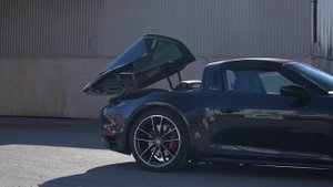 Porsche 911 992 Targa 4s Roof Operation // In Real Time