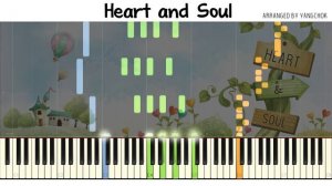 Heart and Soul piano duet - Synthesia cover/tutorial