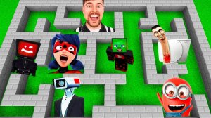 МАСШТАБНЫЙ ЛАБИРИНТ С ТАЙНЫМИ КОМНАТАМИ В МАЙНКРАФТ ЗОМБАК