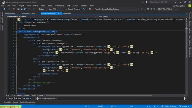 Webform: #21 Create News List Page using Entity Framework In ASP.NET Webform