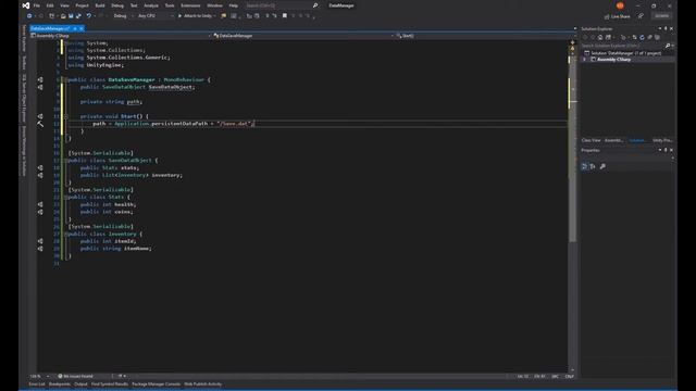 Save and Load with JSON + Encrypt to a File ( Unity ) смотреть онлайн
