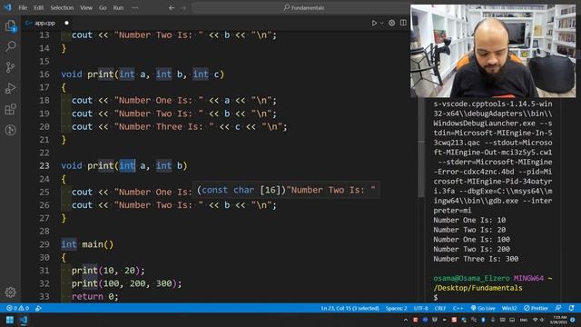 [Arabic] Fundamentals Of Programming With C++ #065 - Function Overloading