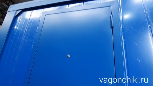 Блок-контейнер из сэндвич панелей под электрощитовую (vagonchiki.ru)