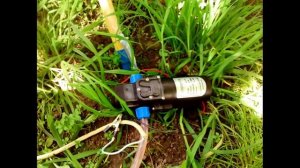 Комплект для опрыскивателя высокого давления на мотоблок 12В 0.8 МПа (8 Атм) 5л/мин8-10 форсунок