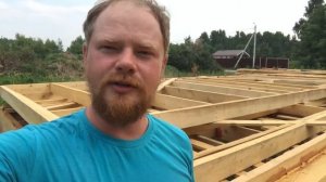 Подъем каркасных стен