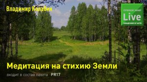 Медитация на стихию Земли. Приглашение от Владимира Калабина