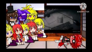 Реакция персонажей SaikoNoSutoka и FNIA на обзор TheJoyOfCreationStoryMode 2/4 от Sumochkin