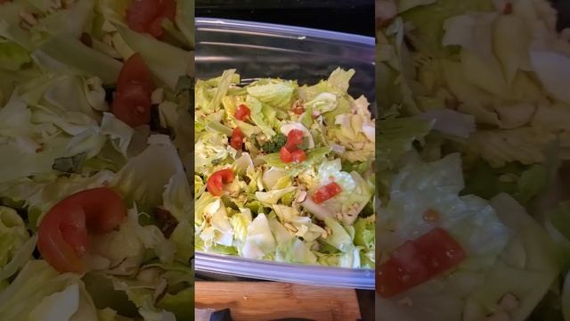 My Secret Salad Secret recipe with Romaine Lettuce..