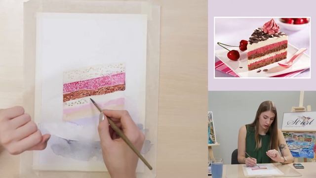 Мини-курс "Food акварель". Урок 1 смотреть онлайн