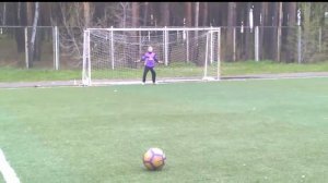 Обучение крученому удару!