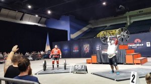 Nick Best vs Fredrik Svensson -301lbs Axle for reps @WSM Masters 2019