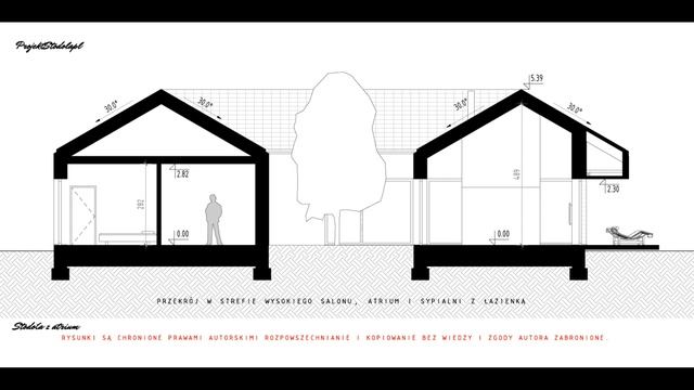 Projekt domu z Atrium. Atrium house смотреть онлайн