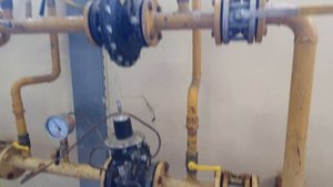 Газорегуляторный пункт котельной Gas pressure control unit.