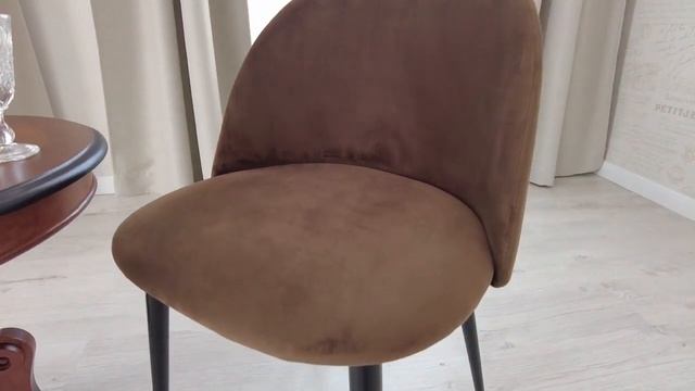 Обзор стула MONRO (mod. 710) коричневый barkhat 11/черный смотреть онлайн