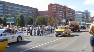 Bus Parade in Moscow Парад автобусов в Москве