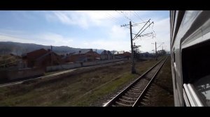 Красота Северного Кавказа из окна поезда на перегоне Ессентуки-Кисловодск