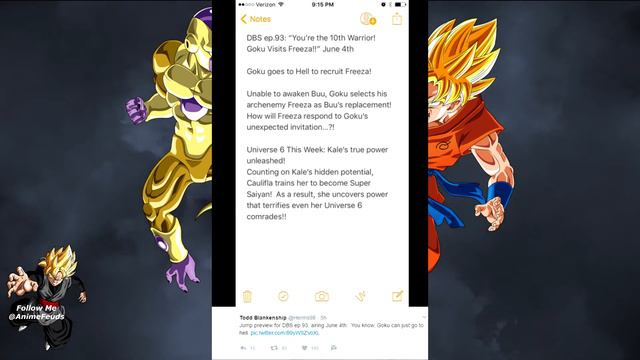 Frieza's Choice Ep. 93 SPOILERS Dragonball Super смотреть онлайн