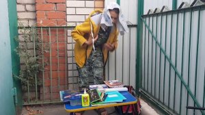 1 сентября...сбор сына в школу