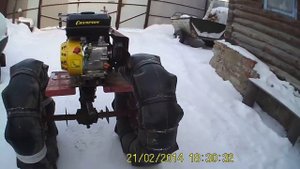 снегоход из мотоблока