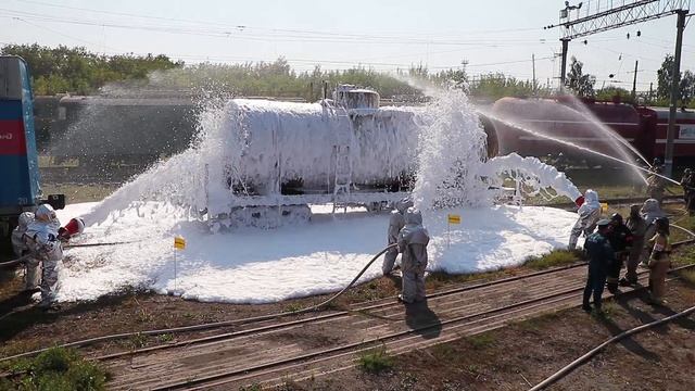 24-08-2022_Курганские огнеборцы провели масштабные пожарно-тактические учения на железной дороге