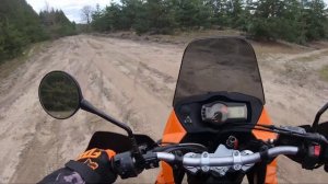 Прохватили на Дюкинские карьеры .На двух KTM 990 Adventure