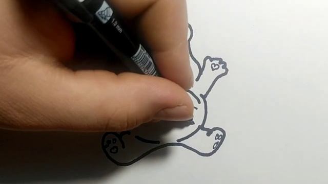 Как нарисовать плюшевого мишку смотреть онлайн