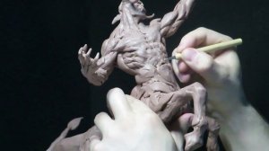 Motaro sculpting / Кентавр Мотаро - лепка персонажа / Mortal Kombat / скульптура из пластилина