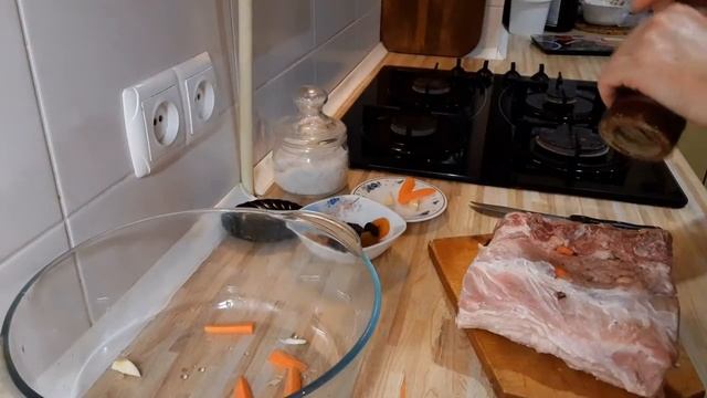 ?Домашняя буженина??? проверенный рецепт свинина антрекот курага чернослив чеснок морковка вкусно?? смотреть онлайн