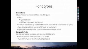 Fonts in pdfToolbox