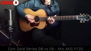 Gold Acoustic Guitar Shootout - from Cort Gold D8 vs O6