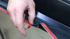 Накладки на пороги Лада Гранта, Калина 2. Установка