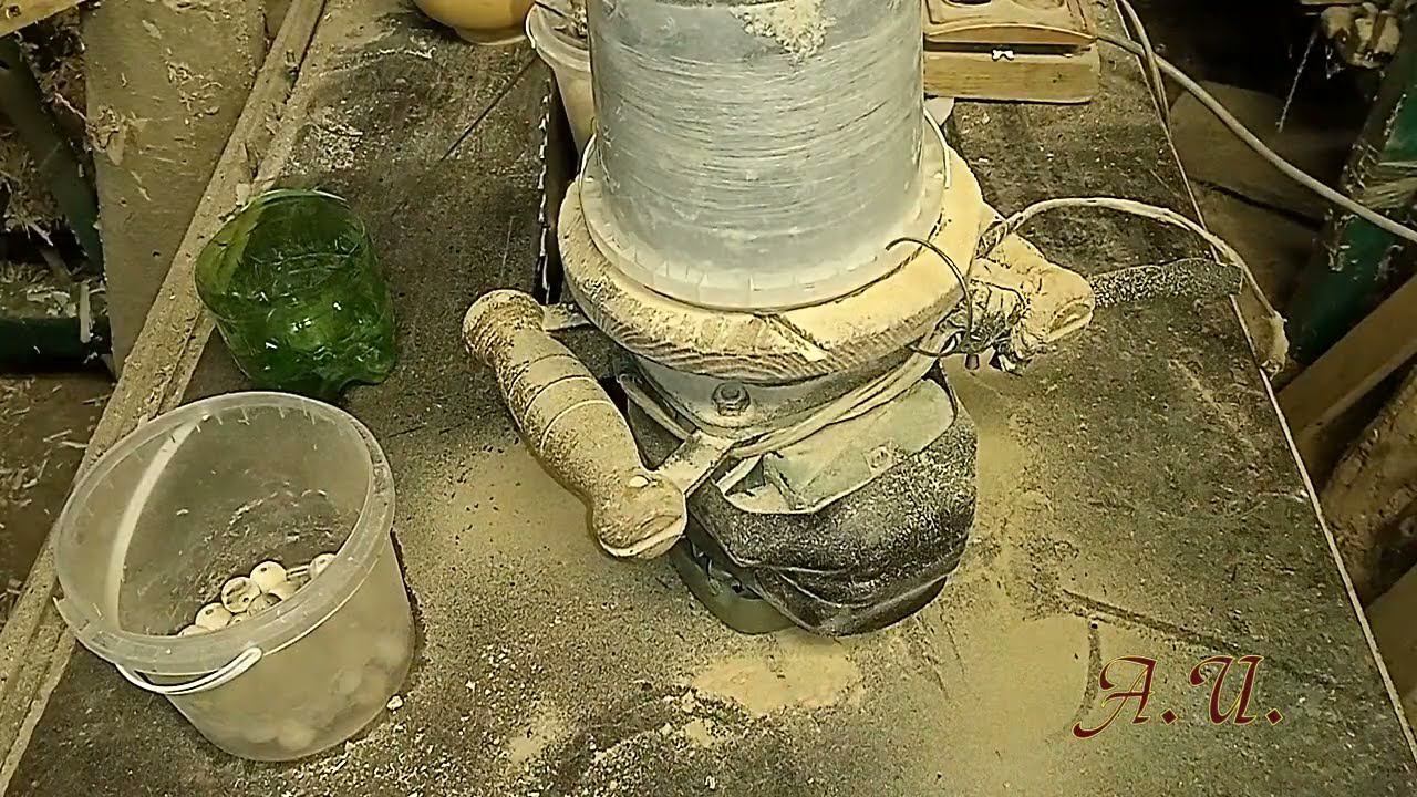 Шлифовка овальных бусин большой партией. смотреть онлайн