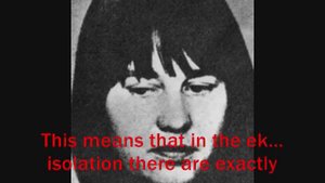 Ulrike Meinhof being tortured and steered, Steuerung und Folterausage