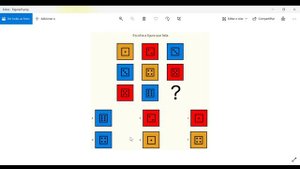 Raciocínio lógico: Quadradinhos ascendentes
