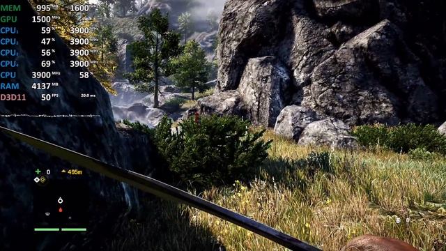 Far Cry 4 Ryzen 3 2200G Vega 8 GPU@1500Mhz gameplay benchmark смотреть онлайн