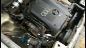 Audi 80 B2 swap 1.8T AEB Работа на ХХ