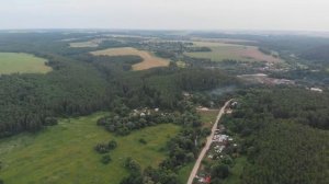 Дугна, Калужская область, облет по кругу, июль 2019 г.
