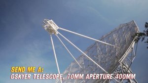 Gskyer Telescope, 70mm Aperture 400mm AZ Mount Astronomical Refracting Telescope for Kids Beginners