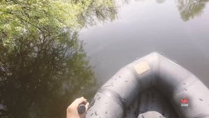 ?ОЧЕНЬ МАЛЕНЬКАЯ ЛОДКА?ГРЕБНАЯ РЕЗИНОВАЯ ЛОДОЧКА ДЛЯ ОХОТЫ И РЫБАЛКИ