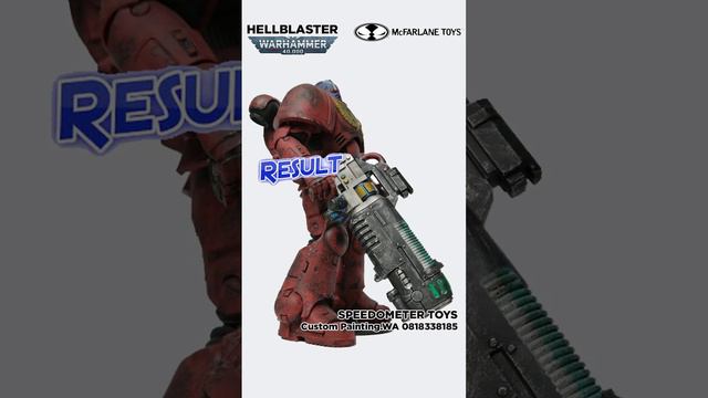 Figure Custom Painting McFarlane Warhammer 40K Hellblaster