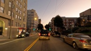 San Francisco Sunset Drive in 4K