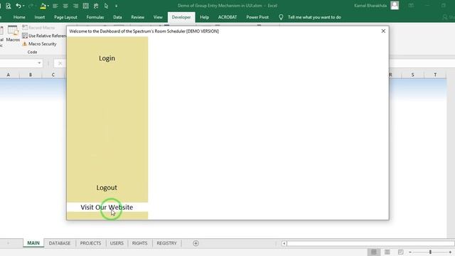 UserForm Techniques - Modern Style Panel Buttons - Excel VBA