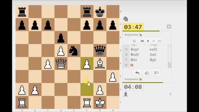 вилка в шахматной партии смотреть онлайн