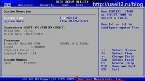 Настройка BIOS для установки Windows с компакт диска..mp4