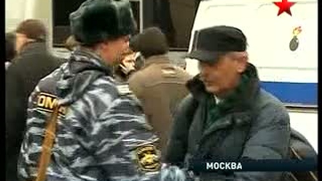 Взрывы в московском метро. Любительская видеосъемка