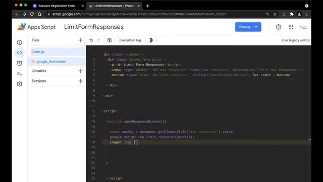 Build a Simple Google Form Add-on using Google Apps Script | Aryan Irani