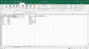 Using the CONCATENATE Function